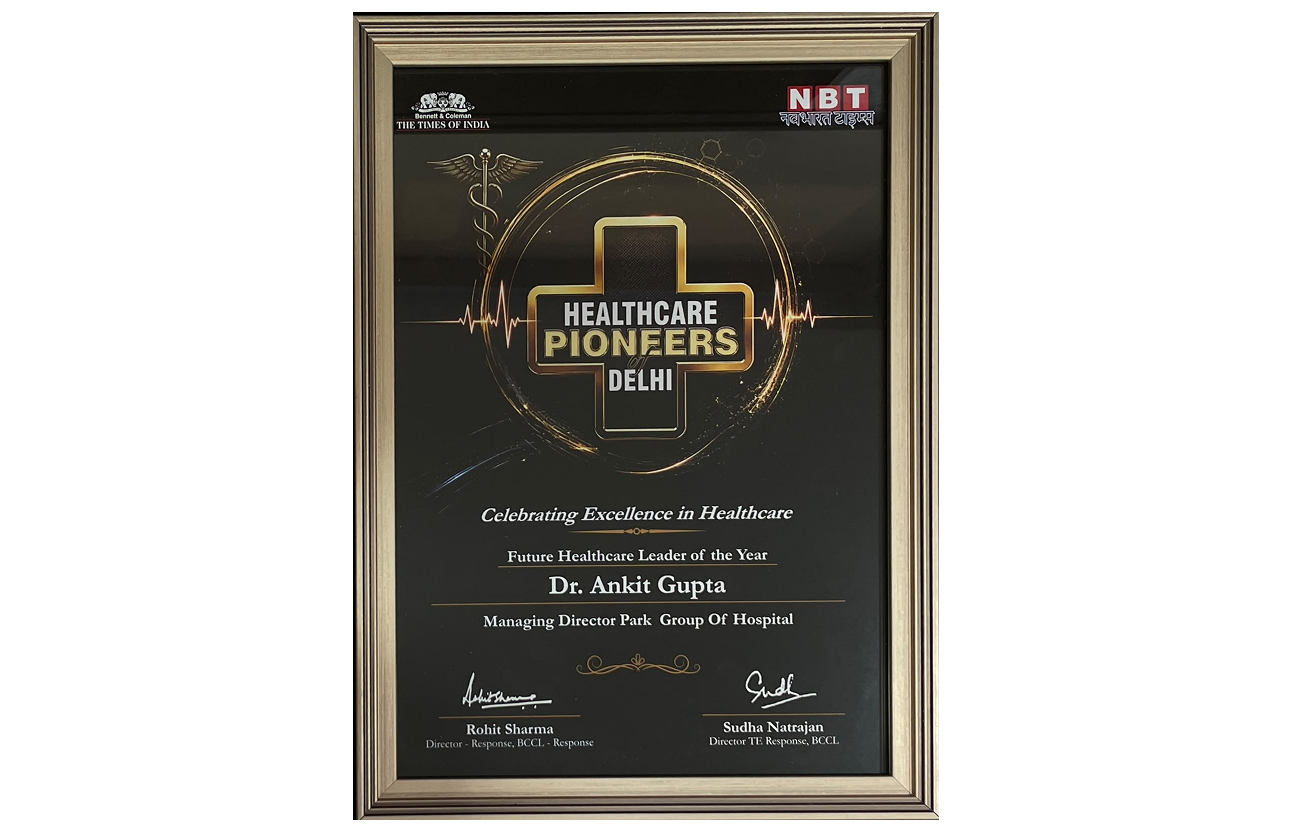 Dr. Ankit Gupta — Future Healthcare Leader of the Year